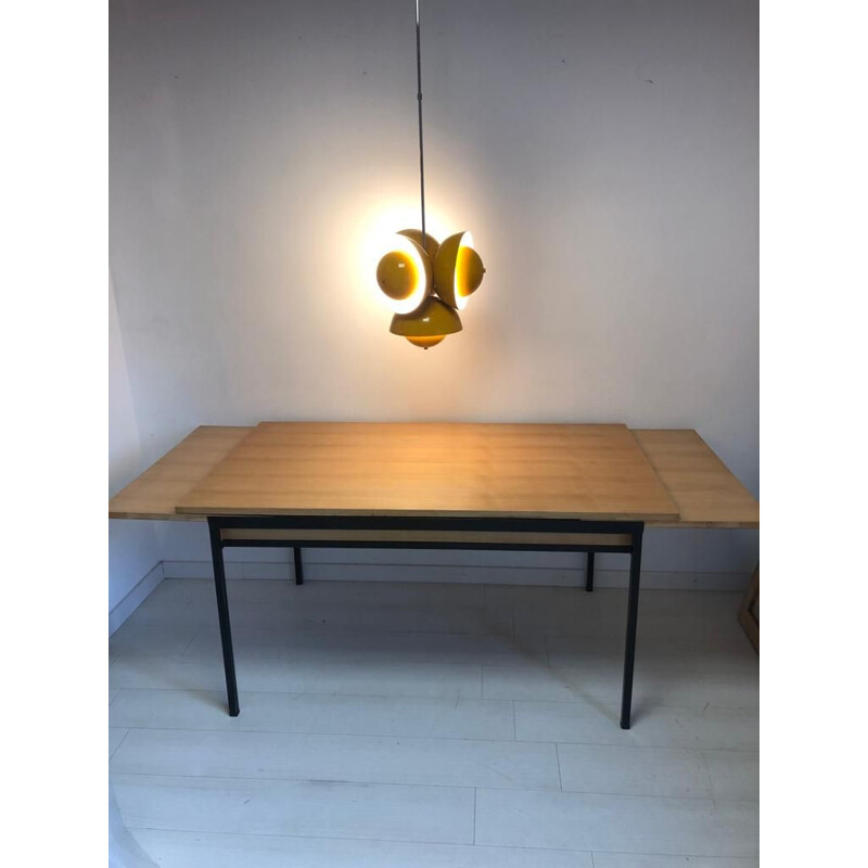 Mesa de cinzas extensível Vintage de René-Jean Caillette, 1950