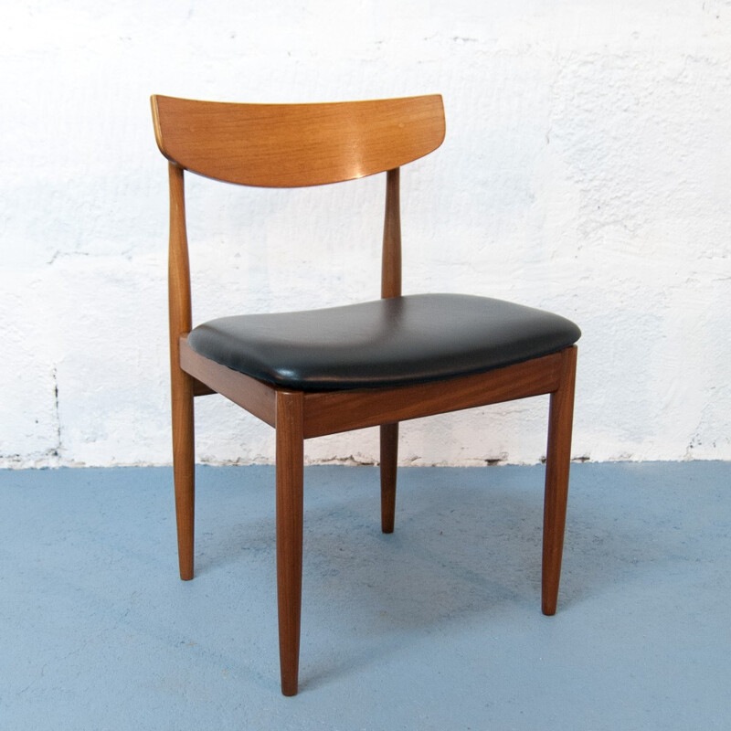 Série de 4 chaises scandinaves en teck, Ib KOFOD LARSEN - 1960