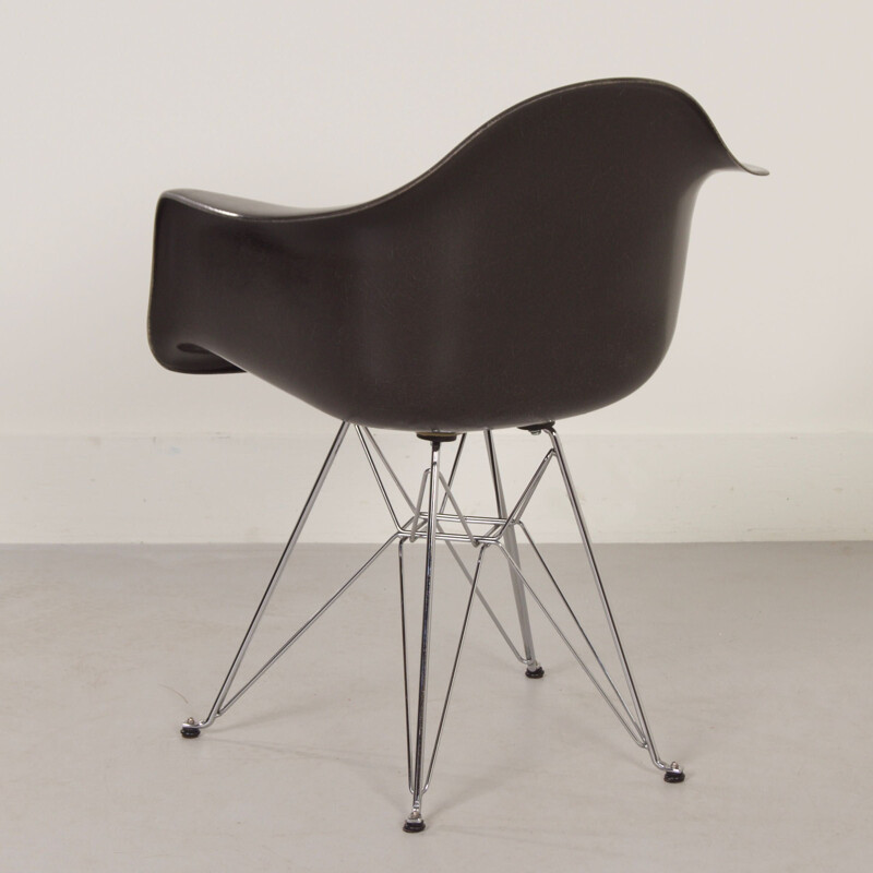 Juego de 6 sillas vintage de fibra de vidrio Dar de Charles Eames para Modernica, 2000