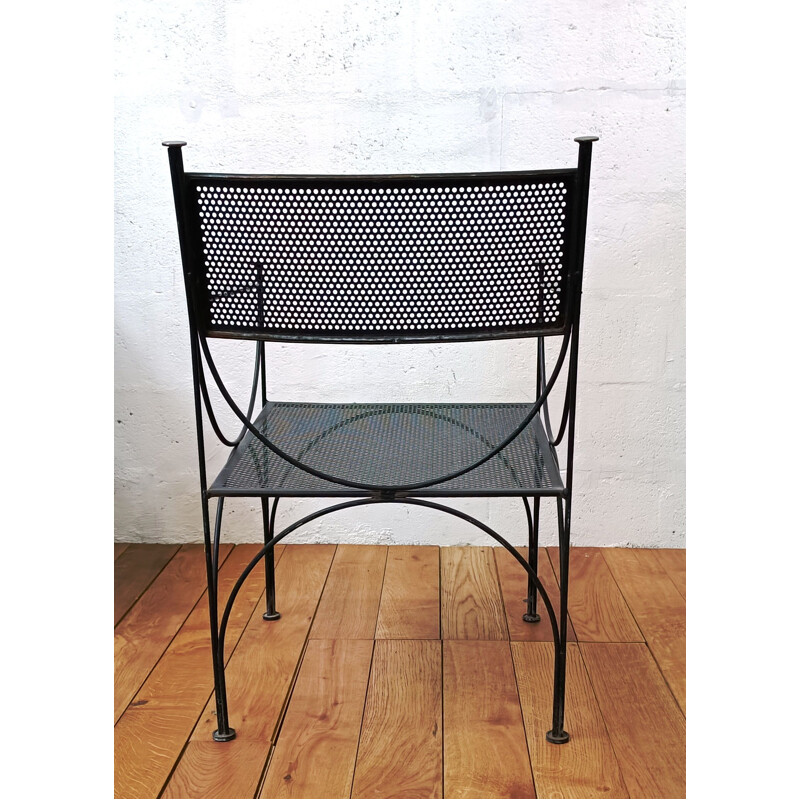 Chaise vintage en fer forgé par Rj Caillette pour Fermob