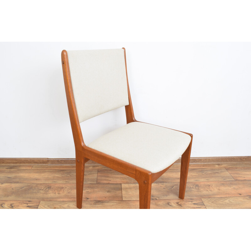 Set of 6 mid-century Danish teak dining chairs by Johannes Andersen, 1960s