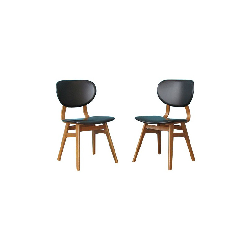 Pair of chairs "Plywood" - 1950s