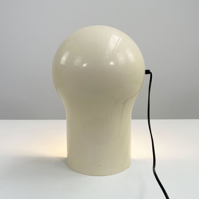 Vintage white Telegono table lamp by Vico Magistretti for Artemide, 1960s