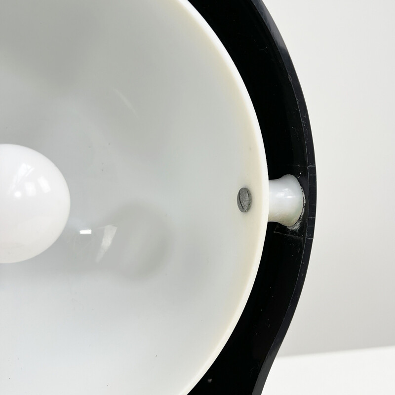 Vintage black Telegono table lamp by Vico Magistretti for Artemide, 1960s