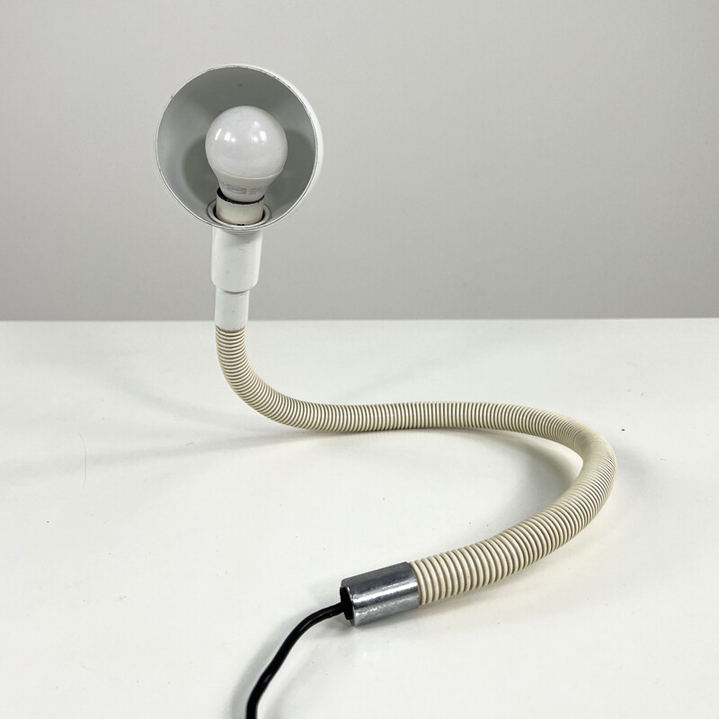 Vintage metal and plastic lamp "Hebi" by Isao Hosoe for Valenti, 1970