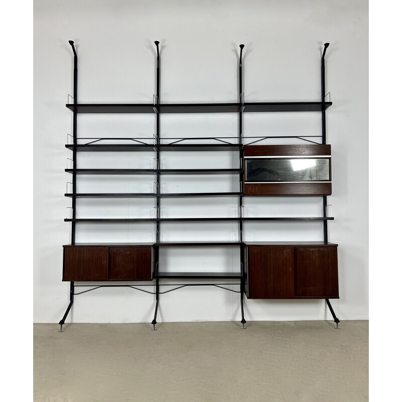 Vintage wall unit by Ico Parisi for Mim Roma, 1960s