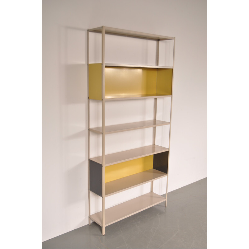 Metal bookcase, Friso KRAMER - 1950s