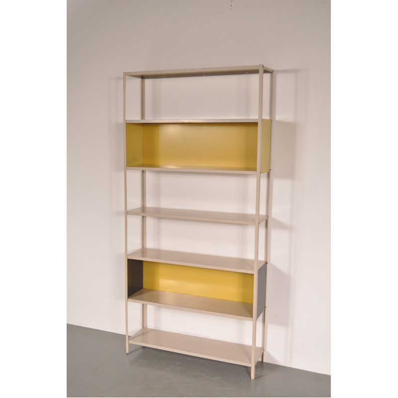 Metal bookcase, Friso KRAMER - 1950s