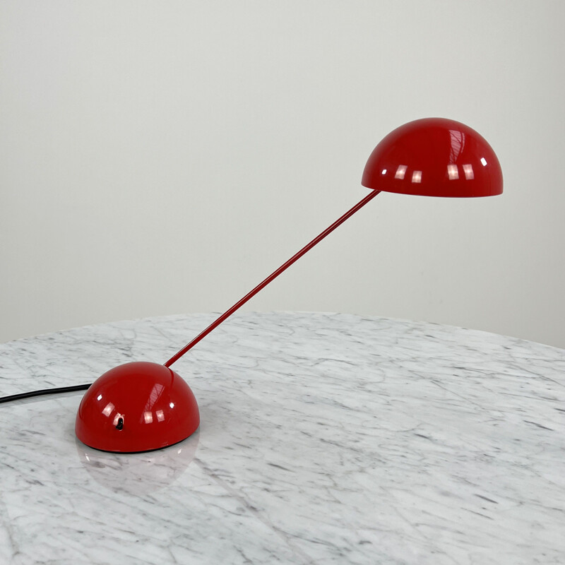 Vintage metal lamp "red bikini" by Barbieri and Marianelli for Tronconi, 1970