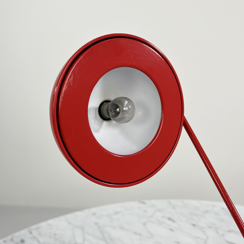 Vintage metal lamp "red bikini" by Barbieri and Marianelli for Tronconi, 1970