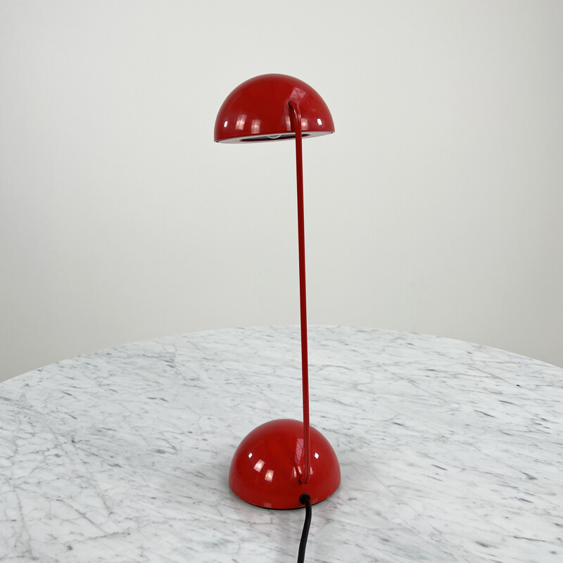 Lampe de table vintage en métal "bikini rouge" par Barbieri et Marianelli pour Tronconi, 1970
