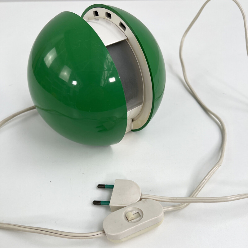 Vintage green Gea lamp by Gianni Colombo for Arredoluce, 1960s