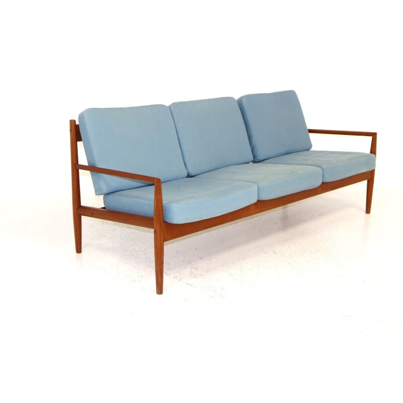 Vintage 3-seater sofa by Grete Jalk for France & Sons, Sweden 1960s