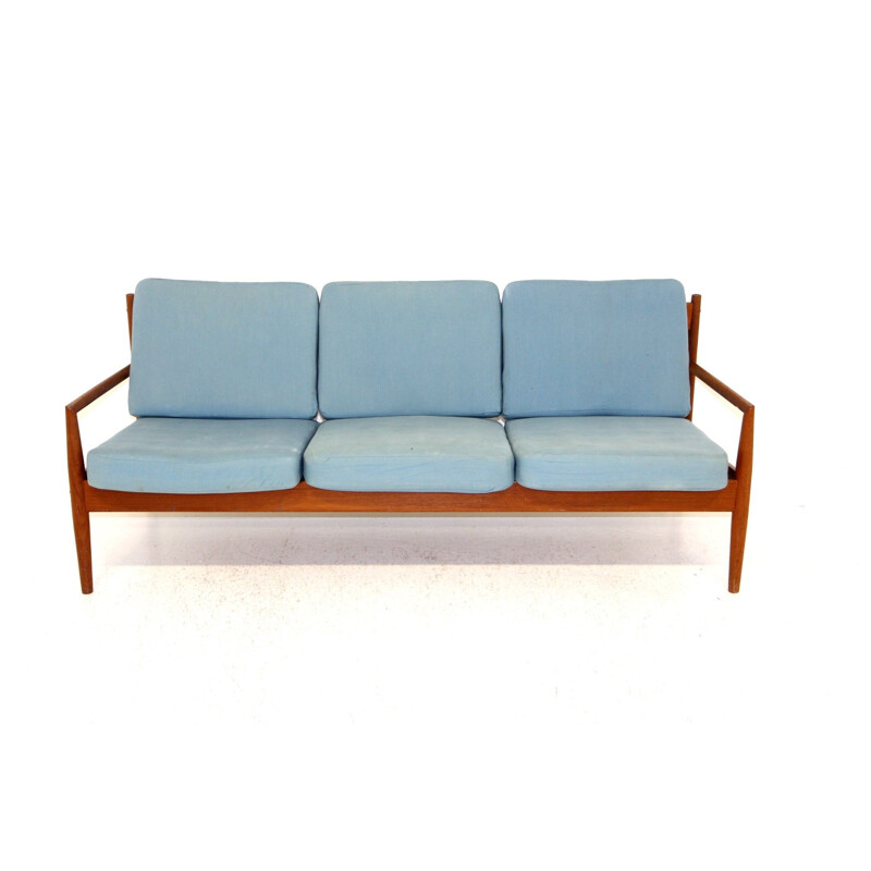 Vintage 3-seater sofa by Grete Jalk for France & Sons, Sweden 1960s