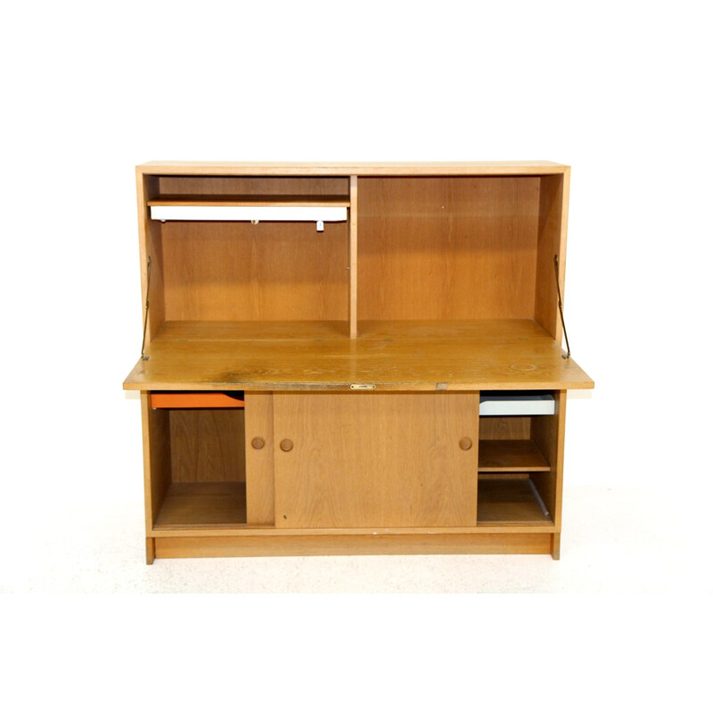 Vintage oak buffet by børge mogensen for karl andersson and söner, 1960