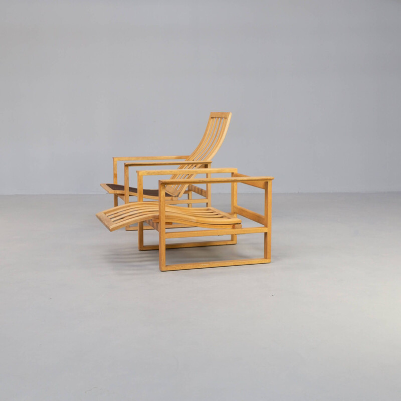 Vintage living room set in wood by Borge Mogensen for Fredericia Stolefabrik 