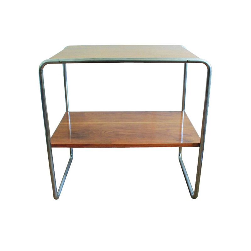 Side table "B12" in wood and steel, Marcel BREUER - 1930s