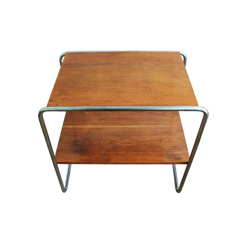 Side table "B12" in wood and steel, Marcel BREUER - 1930s