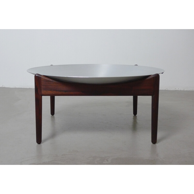 Vintage rosewood coffee table "Fruit Bowl" by Kristian Solmer Vedel for Soren Willadsen, 1960