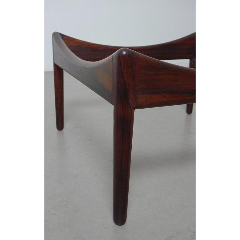 Vintage rosewood coffee table "Fruit Bowl" by Kristian Solmer Vedel for Soren Willadsen, 1960