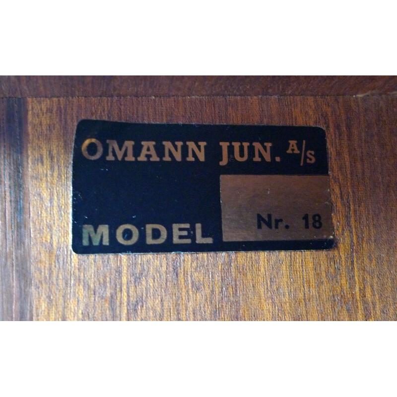 Danish rosewood sideboard with drawers, Gunni OMANN - 1960s