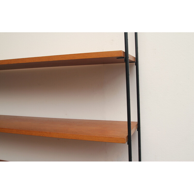 Vintage Omnia wall unit in teak by Hilker, Germany 1960s