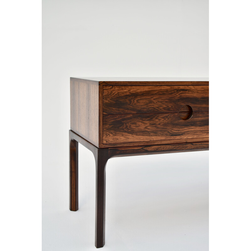 Vintage rosewood chest of drawers model 394 by Kai Kristiansen for Aksel Kjersgaard, Danmark 1960