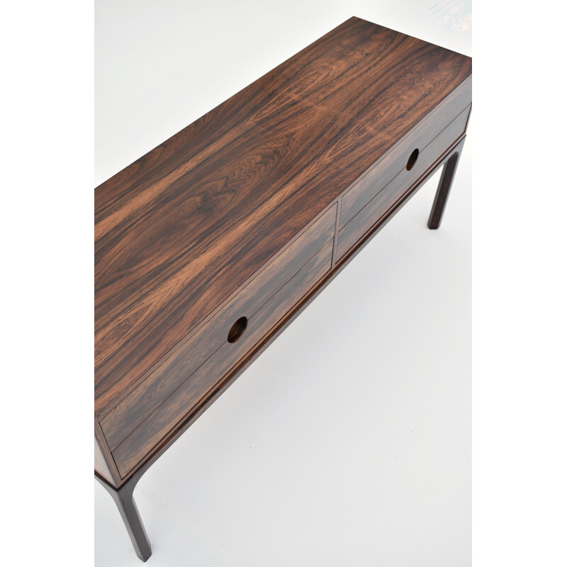 Vintage rosewood chest of drawers model 394 by Kai Kristiansen for Aksel Kjersgaard, Danmark 1960