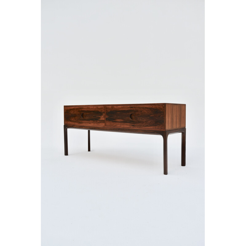 Vintage rosewood chest of drawers model 394 by Kai Kristiansen for Aksel Kjersgaard, Danmark 1960
