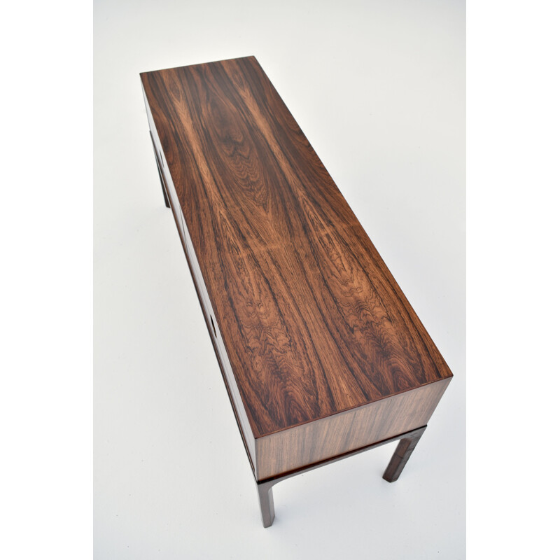 Vintage rosewood chest of drawers model 394 by Kai Kristiansen for Aksel Kjersgaard, Danmark 1960