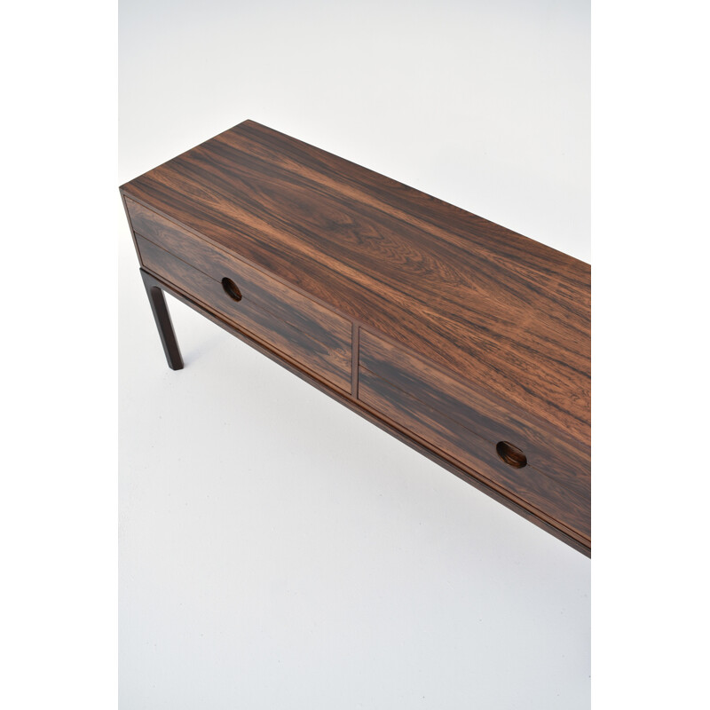 Vintage rosewood chest of drawers model 394 by Kai Kristiansen for Aksel Kjersgaard, Danmark 1960