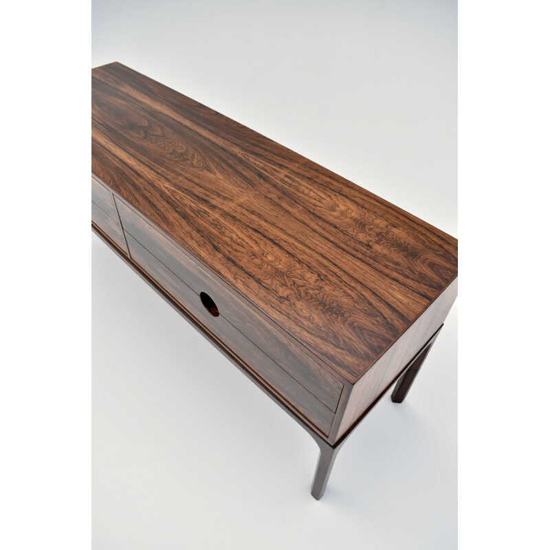 Vintage rosewood chest of drawers model 394 by Kai Kristiansen for Aksel Kjersgaard, Danmark 1960