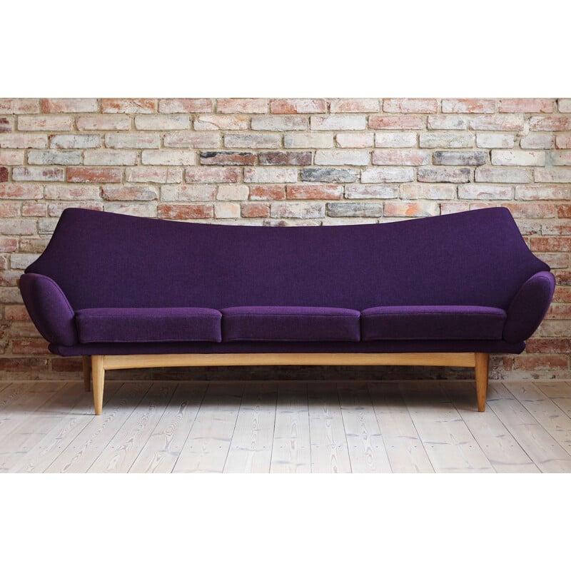 Vintage sofa in kvadrat fabric by Johannes Andersen for Ab Trensums, 1950s