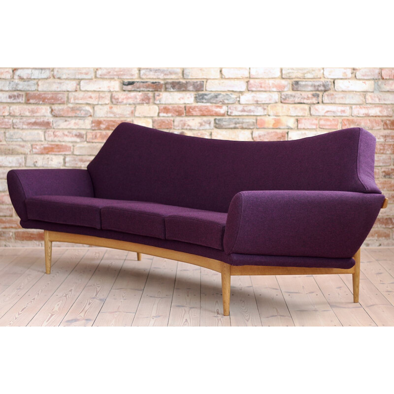 Vintage sofa in kvadrat fabric by Johannes Andersen for Ab Trensums, 1950s