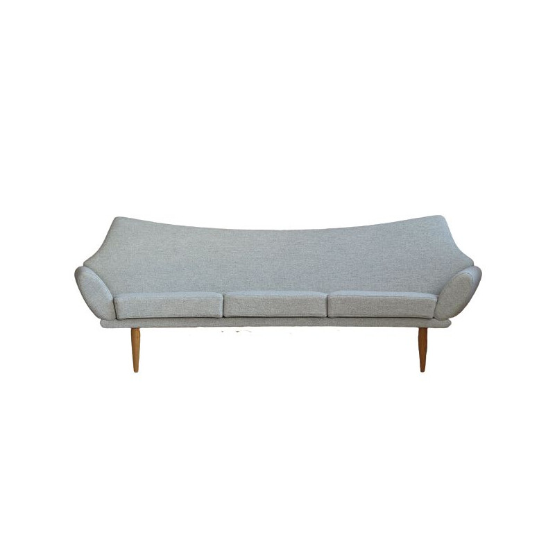 Vintage sofa in Kvadrat stof van Johannes Andersen voor Ab Trensums, 1950