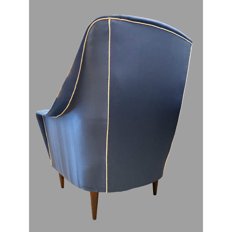 Paire de fauteuils vintage par Ico Luisa Parisi pour Ariberto Colombo, Italie 1950