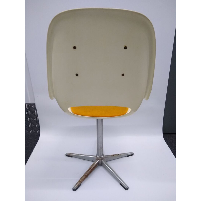 Chaise pivotante vintage, ère spatiale, de Friedrich Stuckenbröker pour Lockhausen Plastics