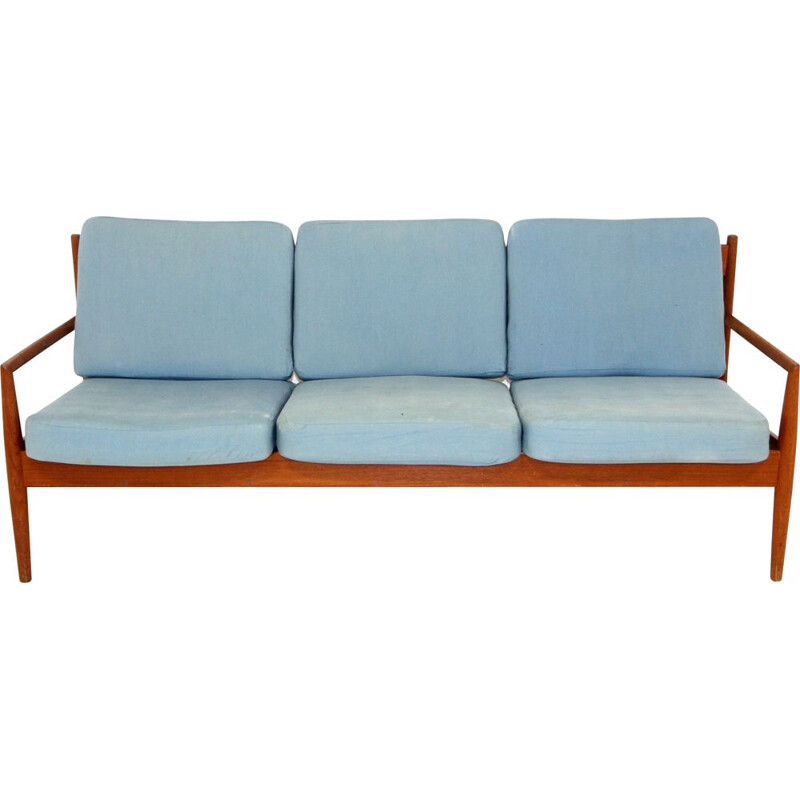 Vintage 3-seater sofa by Grete Jalk for France & Sons, Sweden 1960s