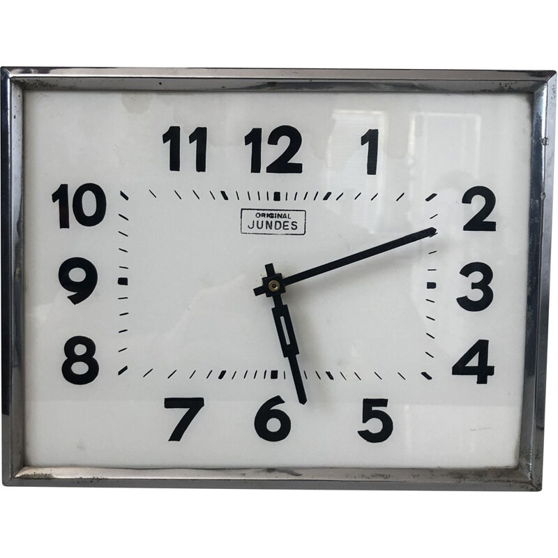 Vintage Jundes wall clock, Germany 1950s 