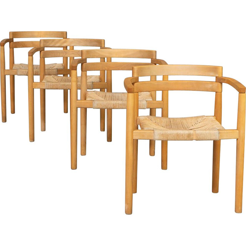 Ensemble de 4 chaises Haarby vintage