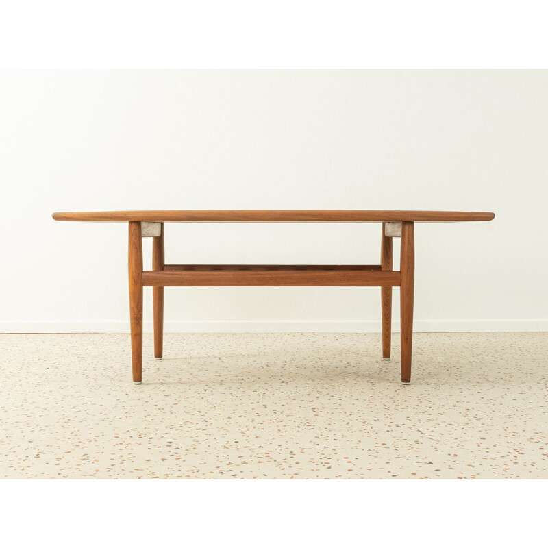 Vintage teak and solid wood coffee table by Grete Jalk for Glostrup, Denmark 1960