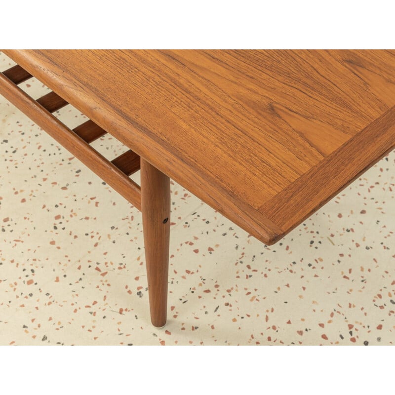 Vintage teak and solid wood coffee table by Grete Jalk for Glostrup, Denmark 1960
