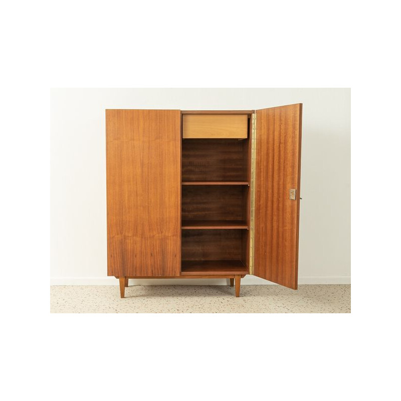 Vintage walnut cabinet with two doors, Germany 1960s