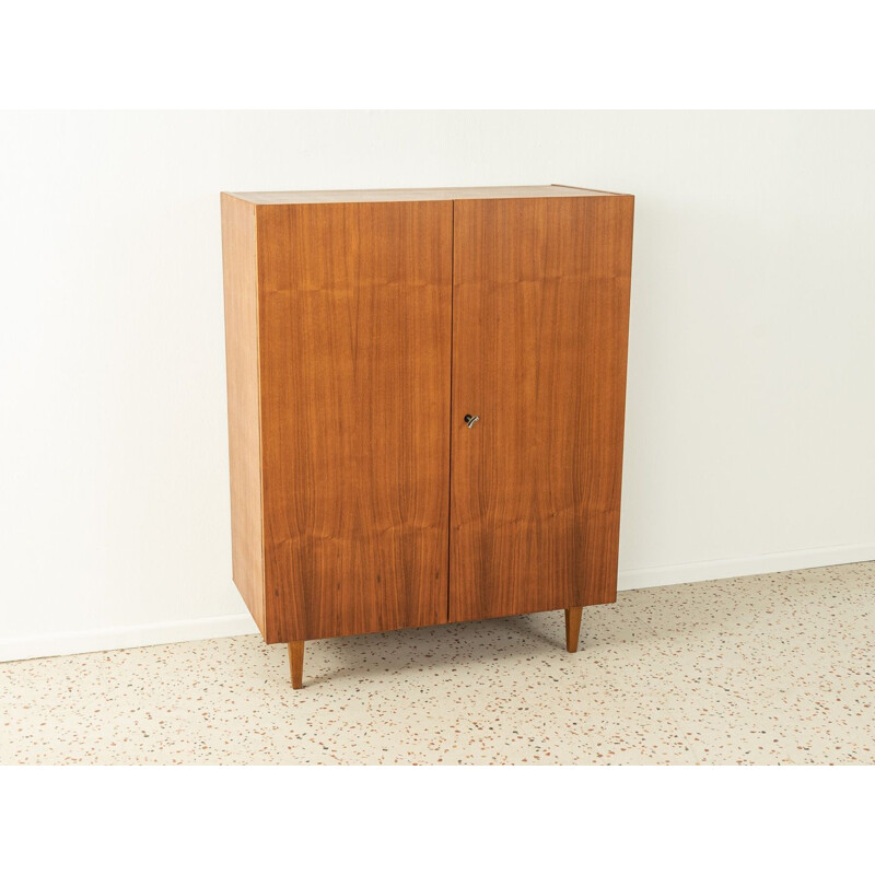 Vintage walnut cabinet with two doors, Germany 1960s