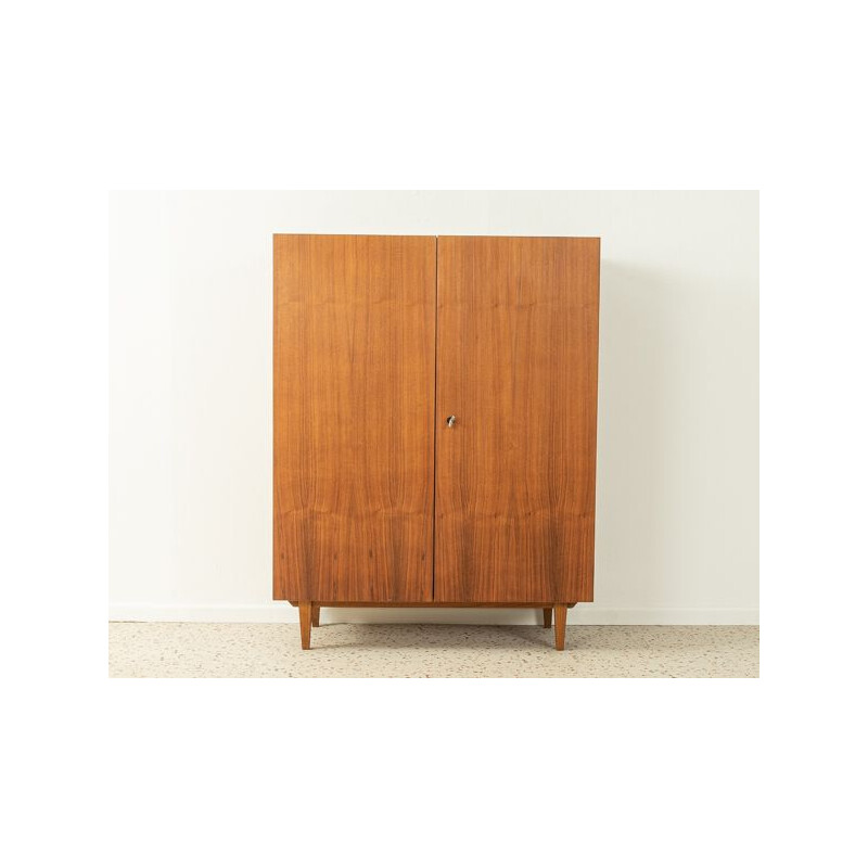 Vintage walnut cabinet with two doors, Germany 1960s