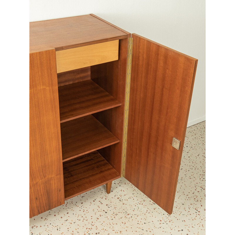 Vintage walnut cabinet with two doors, Germany 1960s