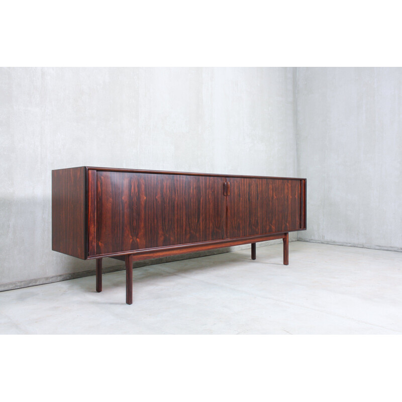 Danish vintage rosewood sideboard by H. Kjaernulf for Bruno Hansen, 1960s