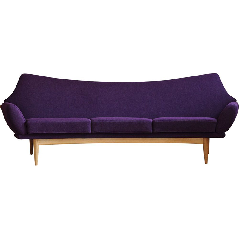 Vintage sofa in kvadrat fabric by Johannes Andersen for Ab Trensums, 1950s