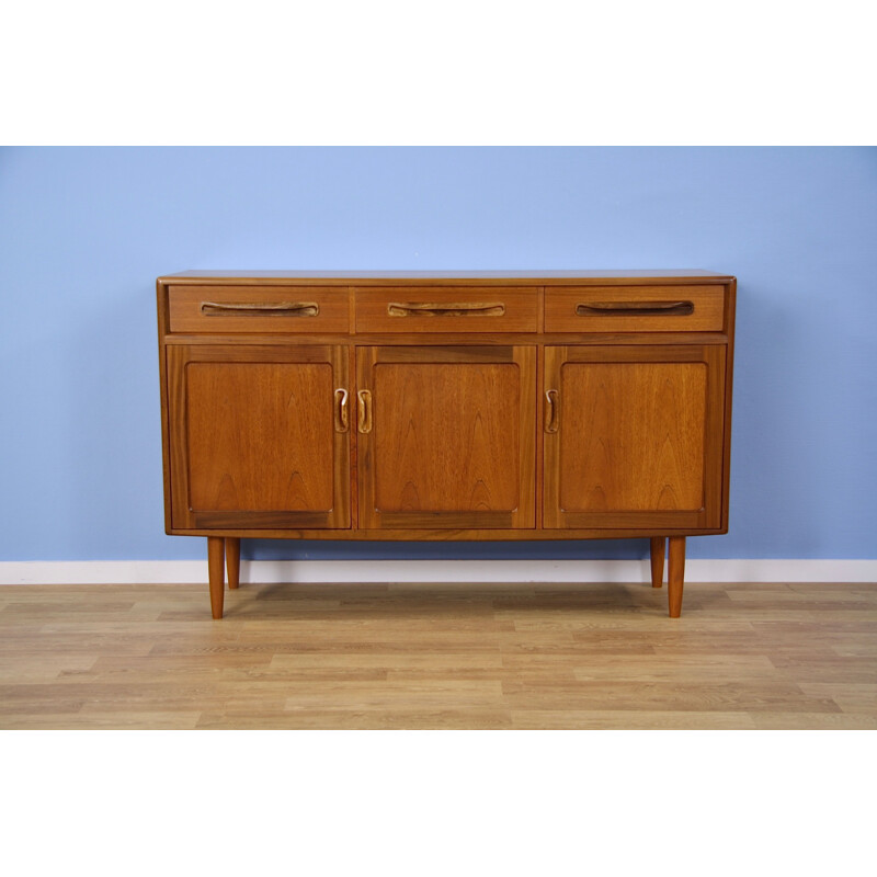 Vintage highboard in teak by Victor Wilkins for G Plan, 1970s