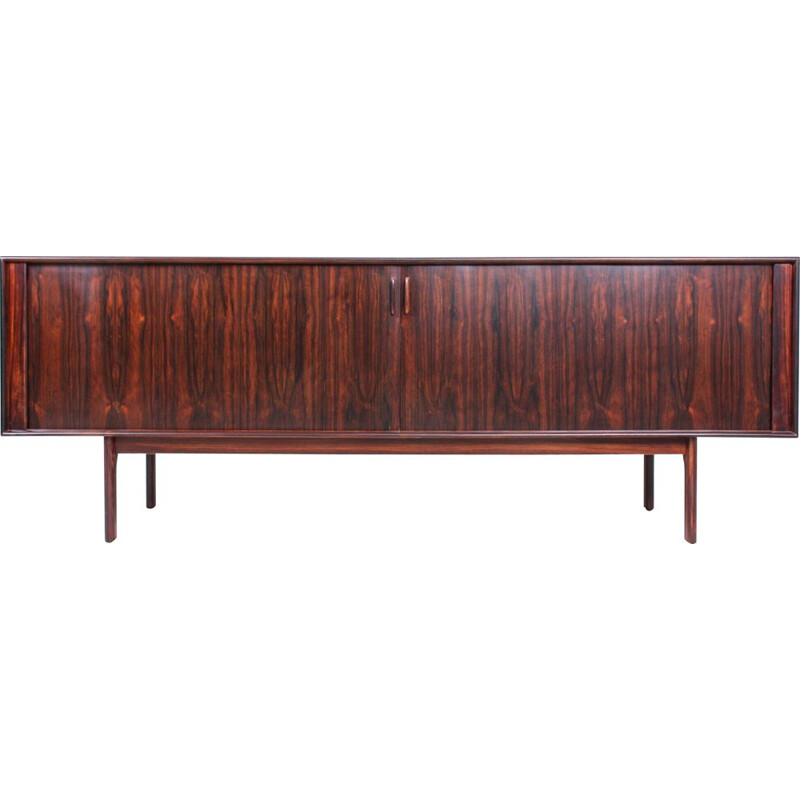 Danish vintage rosewood sideboard by H. Kjaernulf for Bruno Hansen, 1960s